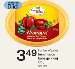 Avril Hummus ou baba gannouj offer