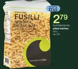 Avril Pâtes fraîches offer