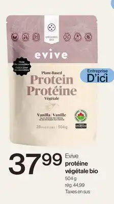 Avril Protéine végétale bio offer