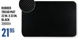 Canac Rubber Tread Mat 22in.x33in. Black offer