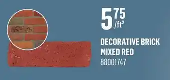 Canac Decorative Brick offer