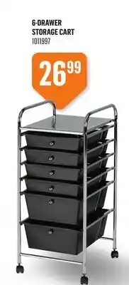 Canac 6-Drawer Storage Cart offer