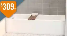 Canac Bristol AFR Bathtub Left-Hand Drain 60 in x 30 in offer