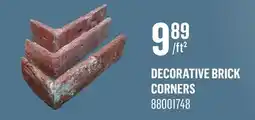 Canac Decorative Brick Corners offer