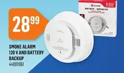 Canac Smoke Alarm 120V and Battery Backup offer
