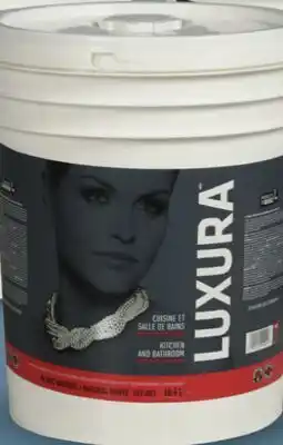 Canac Luxura Kitchen Bathroom Interior Latex Paint White& Colours 18.9L offer