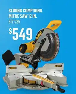 Canac Sliding Compound Mitre Saw 12 in offer