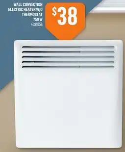 Canac Wall Convection Electric Heater w/o Thermostat 750W offer