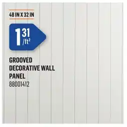 Canac Grooved Decorative Wall Panel offer