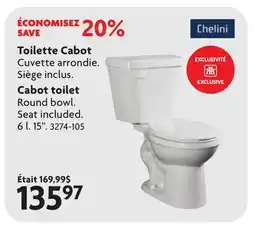 Home Hardware Toilette Cabot offer