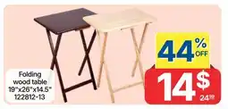 Rossy Folding wood table offer
