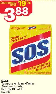 Rossy S.O.S. Steel wool pads offer