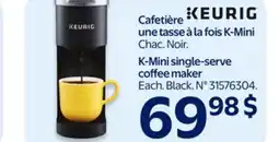 Walmart KEURIG K-Mini single-serve coffee maker offer