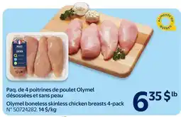 Walmart Olymel boneless skinless chicken breasts 4-pack offer