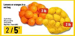 Mayrand Lemons or oranges in a net bag offer