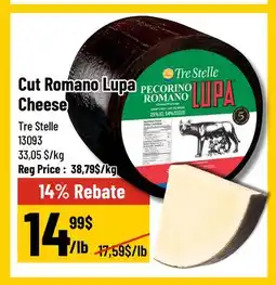 Mayrand Tre Stelle Cut Romano Lupa Cheese offer