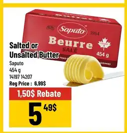 Mayrand Saputo Salted or Unsalted Butter offer