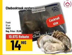 Mayrand Huitres Chebooktook size offer