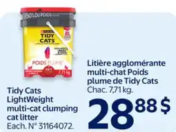 Walmart Tidy Cats LightWeight mum-cat clumping cat litter offer