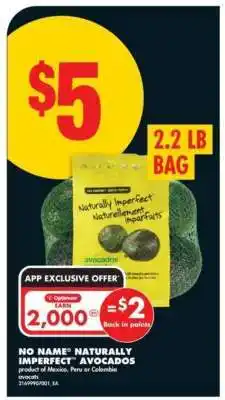 No Frills NO NAME NATURALLY IMPERFECT AVOCADOS offer