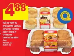 Maxi Vol-au-vent ou croissants Dumas offer