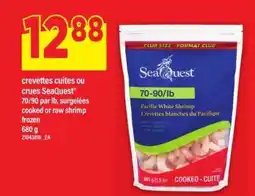 Maxi SeaQuest crevettes cuites ou crues offer
