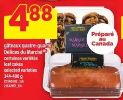 Maxi gâteaux quatre-quarts Délices du Marché offer