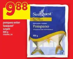 Maxi pompano entier Seaquest surgelé offer
