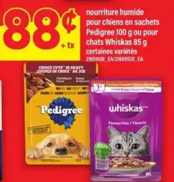 Maxi Pedigree et Whiskas offer