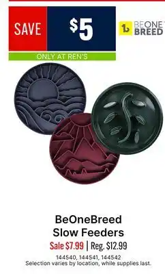 Ren’s Pets Depot BeOneBreed Slow Feeders offer
