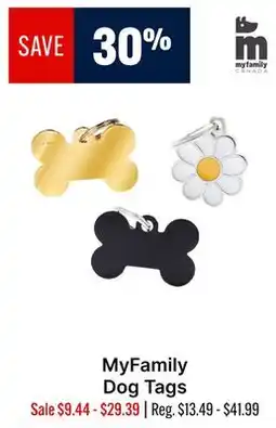 Ren’s Pets Depot MyFamily Dog Tags offer