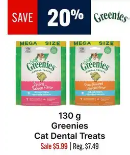 Ren’s Pets Depot Greenies Cat Dental Treats offer
