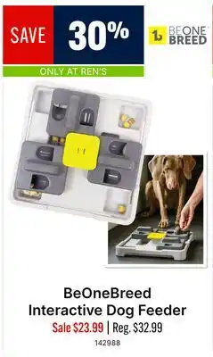 Ren’s Pets Depot BeOneBreed Interactive Dog Feeder offer