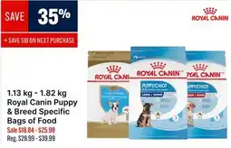 Ren’s Pets Depot Royal Canin Puppy & Breed Specific Bags of Food offer