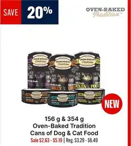 Ren’s Pets Depot Oven-Baked Tradition Cans of Dog & Cat Food offer