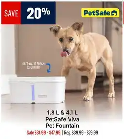 Ren’s Pets Depot Petsafe Viva Pet Fountain offer