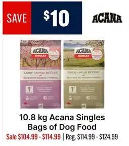 Ren’s Pets Depot Acana Singles Bags of Dog Food offer