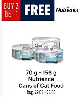 Ren’s Pets Depot Nutrience Cans of Cat Food offer