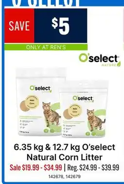 Ren’s Pets Depot O'select Natural Corn Litter offer