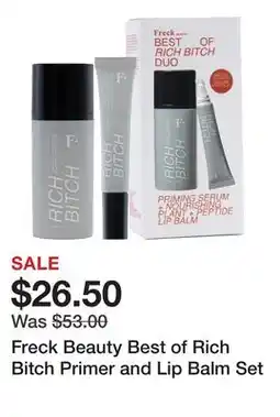 Sephora Freck Beauty Best of Rich Bitch Primer and Lip Balm Set offer