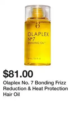 Sephora Olaplex No. 7 Bonding Frizz Reduction & Heat Protection Hair Oil offer