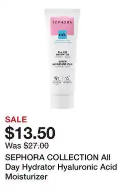 Sephora SEPHORA COLLECTION All Day Hydrator Hyaluronic Acid Moisturizer offer