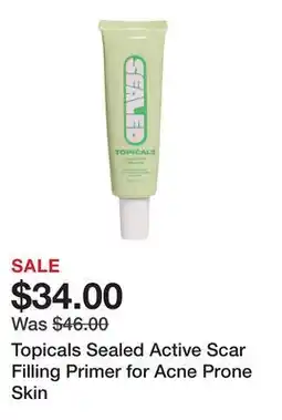 Sephora Topicals Sealed Active Scar Filling Primer for Acne Prone Skin offer