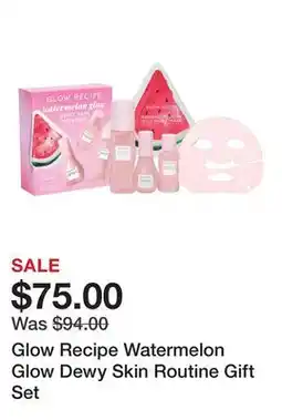 Sephora Glow Recipe Watermelon Glow Dewy Skin Routine Gift Set offer