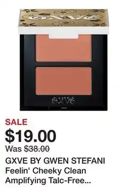 Sephora GXVE BY GWEN STEFANI Feelin' Cheeky Clean Amplifying Talc-Free Blush Duo offer