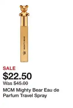 Sephora MCM Mighty Bear Eau de Parfum Travel Spray offer