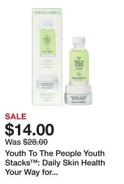 Sephora Youth To The People Youth Stacks : Daily Skin Health Your Way for Pores and Oiliness offer