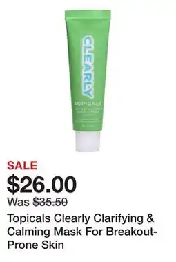 Sephora Topicals Clearly Clarifying & Calming Mask For Breakout-Prone Skin offer
