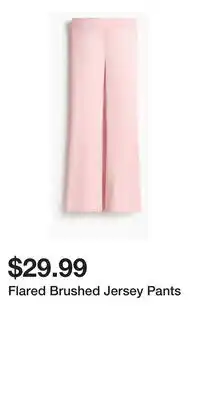H&M Flared Brushed Jersey Pants offer