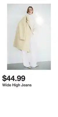 H&M Wide High Jeans offer